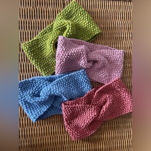 Handknit Twisted Headbands